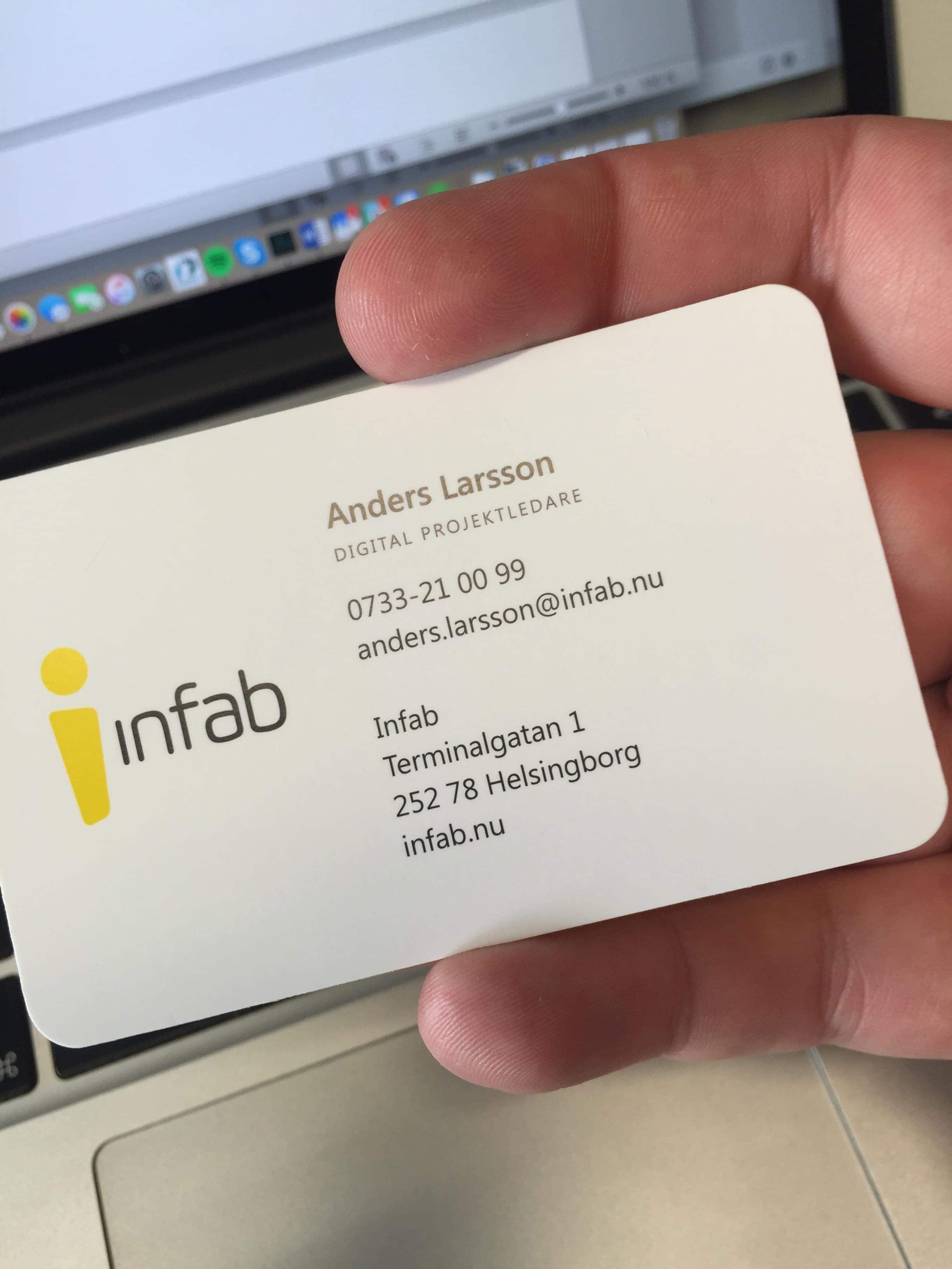 Nytt jobb på Infab