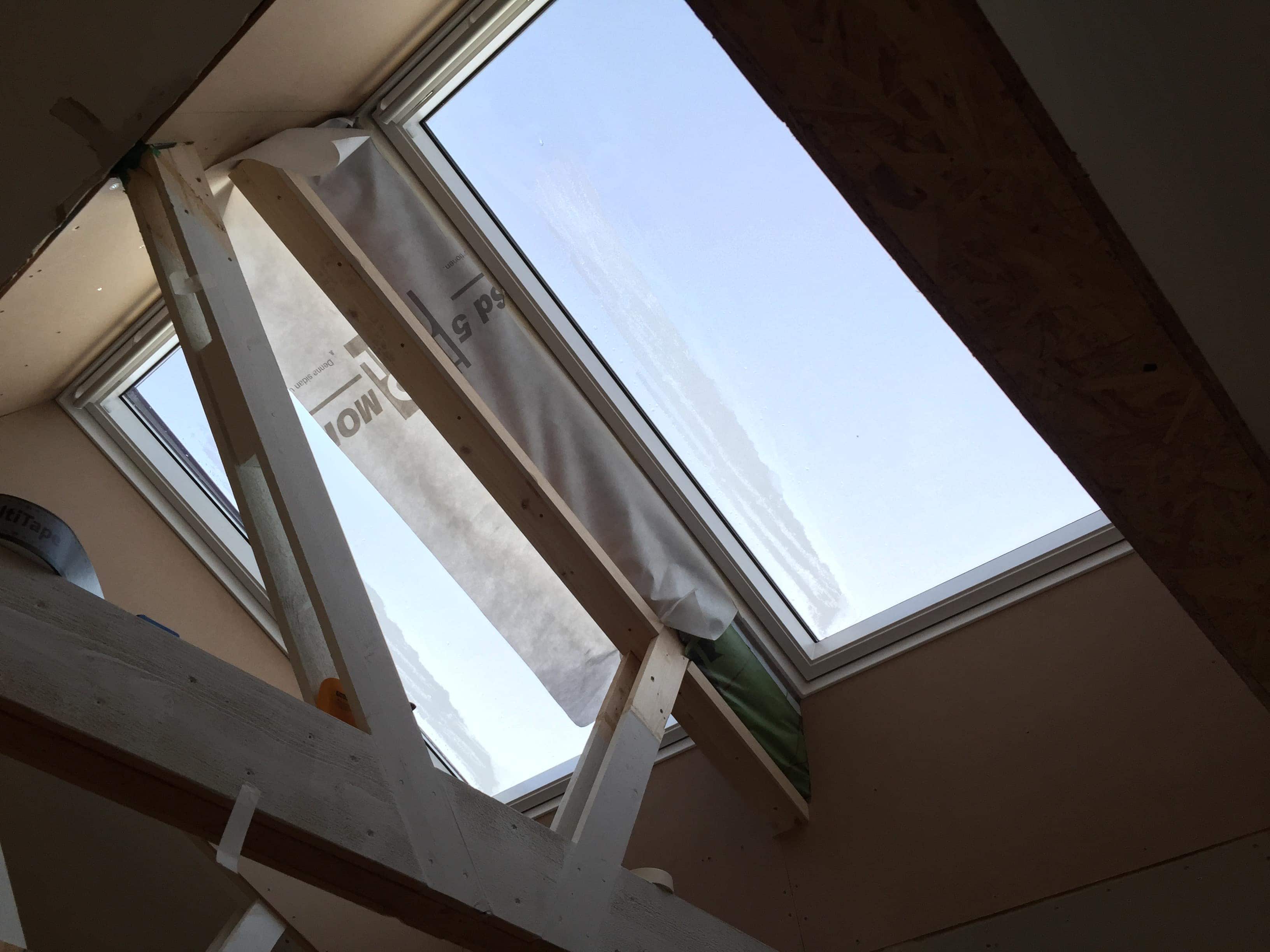 Takfönster – smygen i mitten