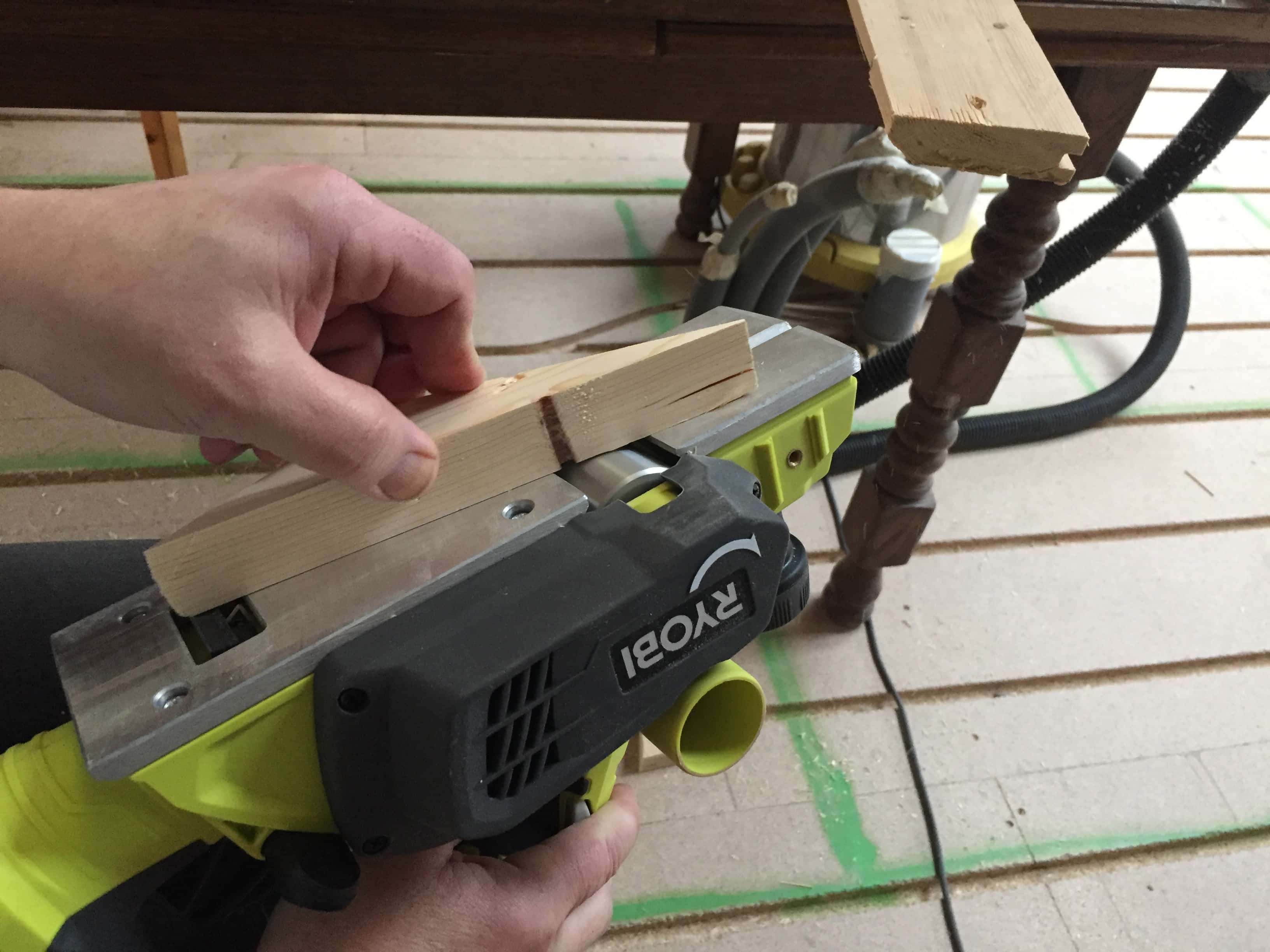 När man inte har en planhyvel