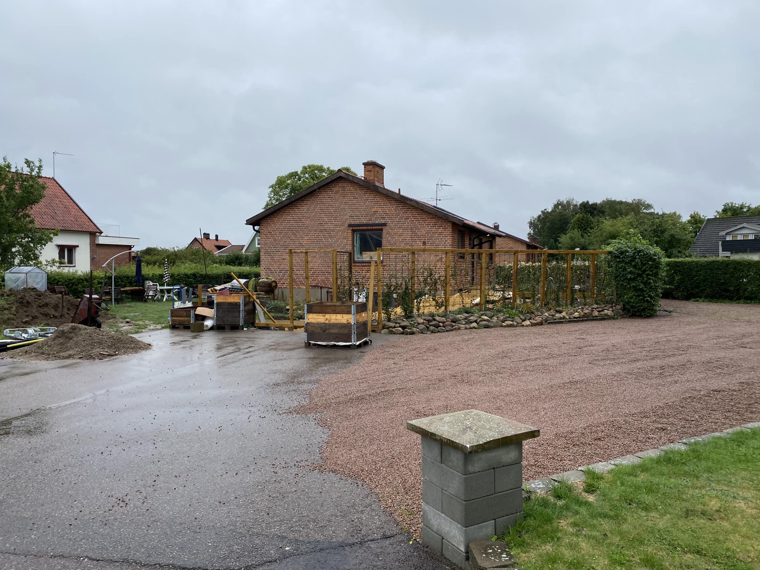 En första titt på nya entrén